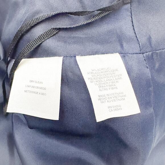 Jones New York Collection Blue Tweed Woven Pencil Skirt Size 16 W - Picture 4 of 5